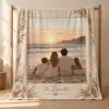 Photo Memory Border Personalized Throw Blanket — main illustrative mockup